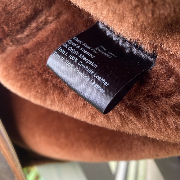 Mens Schott NYC Sheepskin Shearling Leather Bomber Flight Jacket M Made in USA - Picture 6 of 8